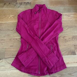 Lululemon Magenta Purple Pink Define Jacket Size 6